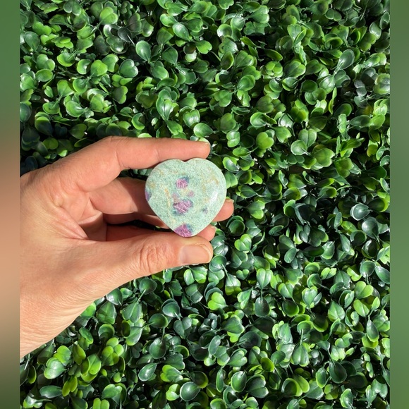 Other - Ruby in Fuchsite Heart